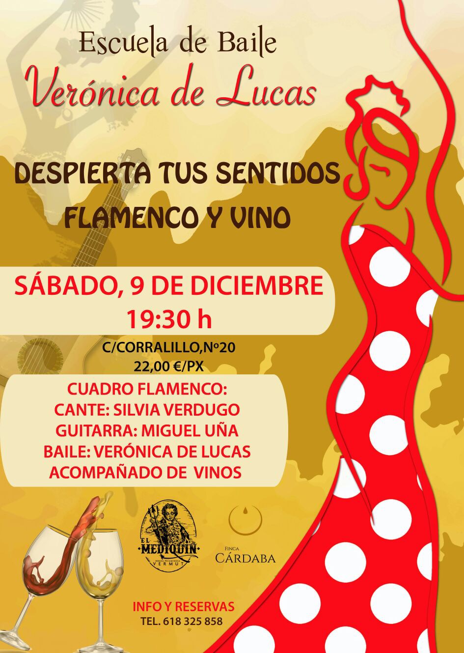 Flamenco y vino Vero Lucas