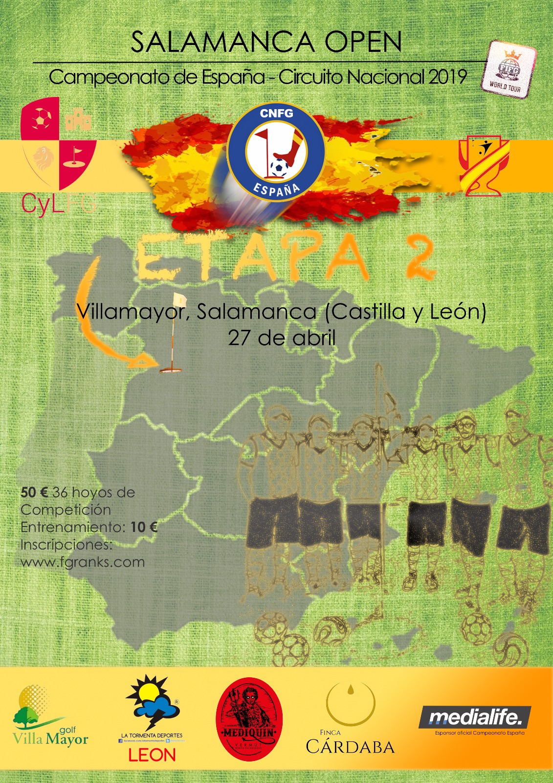 Cartel Salamanca FootGolf